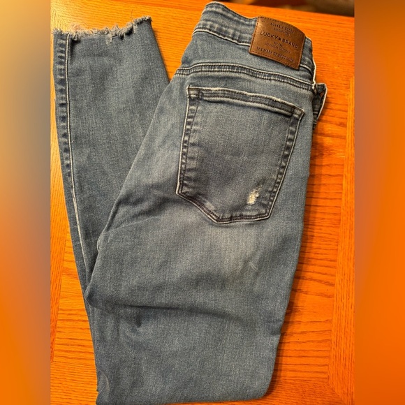Lucky Brand Medium Wash Ankle Skinny Jeans Size 10 - Picture 5 of 5